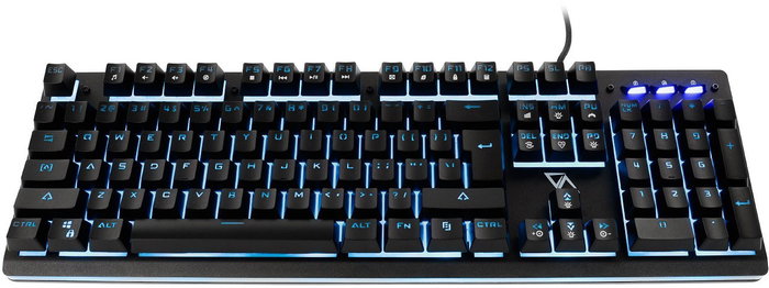 California Access Iguana CA-1413HQ Teclado Híbrido Semi-Mecánico QWERTY Polaco Retroiluminado Anti-Ghosting