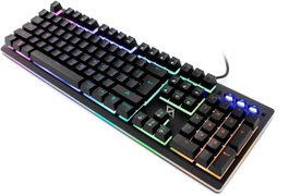California Access Iguana CA-1413HQ Teclado Híbrido Semi-Mecánico QWERTY Polaco Retroiluminado Anti-Ghosting