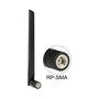 DeLOCK 88898 Antena WiFi RP-SMA Omnidireccional 5 dBi 2.4/5 GHz 802.11 ac/a/b/g/n para Red WLAN, Color Negro