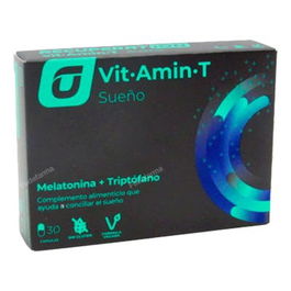 RECUPERAT-ION Vitamin-T Sueño 30 Cápsulas | Melatonina para conciliar el sueño y vitaminas B para el sistema nervioso