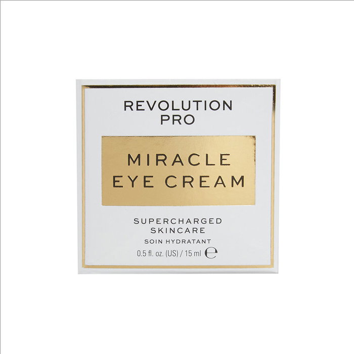 Revolution Pro Miracle Eye Cream Skincare - Crema Contorno de Ojos Anti Ojeras y Bolsas 15 ml