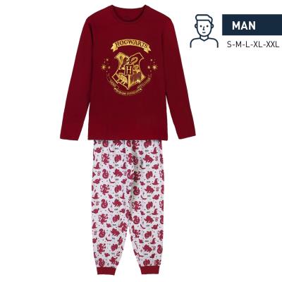 Pijama Harry Potter Rojo (Adultos) Hombre S Pijama Harry Potter Rojo (Adultos) Hombre S