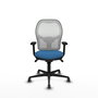 PIQUERAS Y CRESPO Silla de oficina Jorquera Azul claro y Blanco