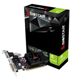 Biostar NVIDIA GeForce GT 730 2 GB GDDR3 Perfil Bajo
