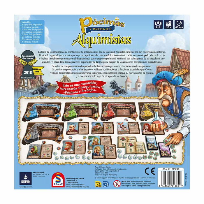 Devir Expansión Pócimas y Brebajes: Alquimistas