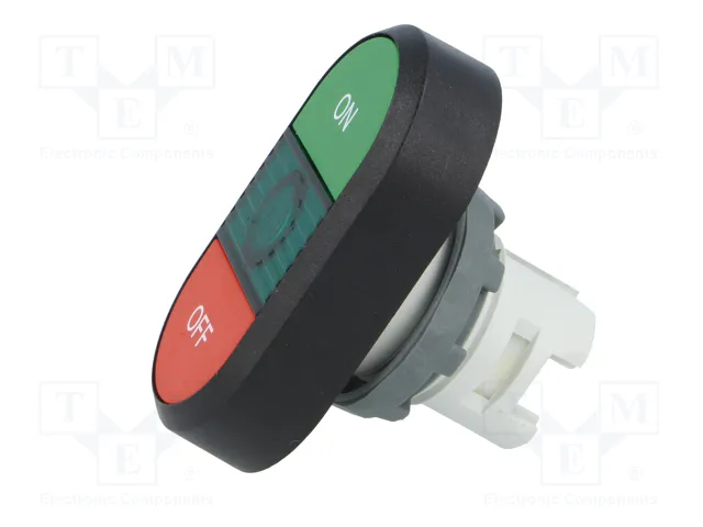 ABB Interruptor doble 22mm rojo/verde MLB-1
