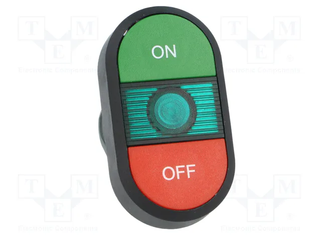 ABB Interruptor doble 22mm rojo/verde MLB-1