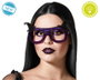 Gafas De Bruja Con Sombrero Integrado Y Luces LED Violeta de Accesorio Halloween 2025