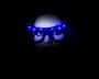 Gafas De Bruja Con Sombrero Integrado Y Luces LED Violeta de Accesorio Halloween 2025
