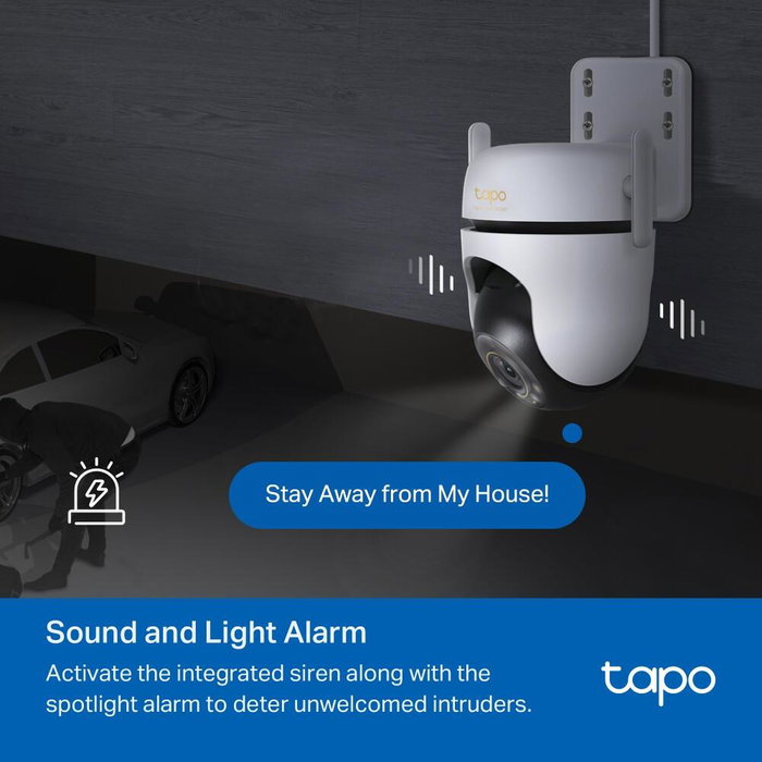 TP-Link Tapo C530WS Cámara de Vigilancia Exterior 3K