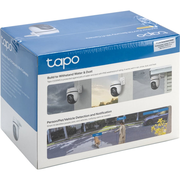 TP-Link Tapo C530WS Cámara de Vigilancia Exterior 3K