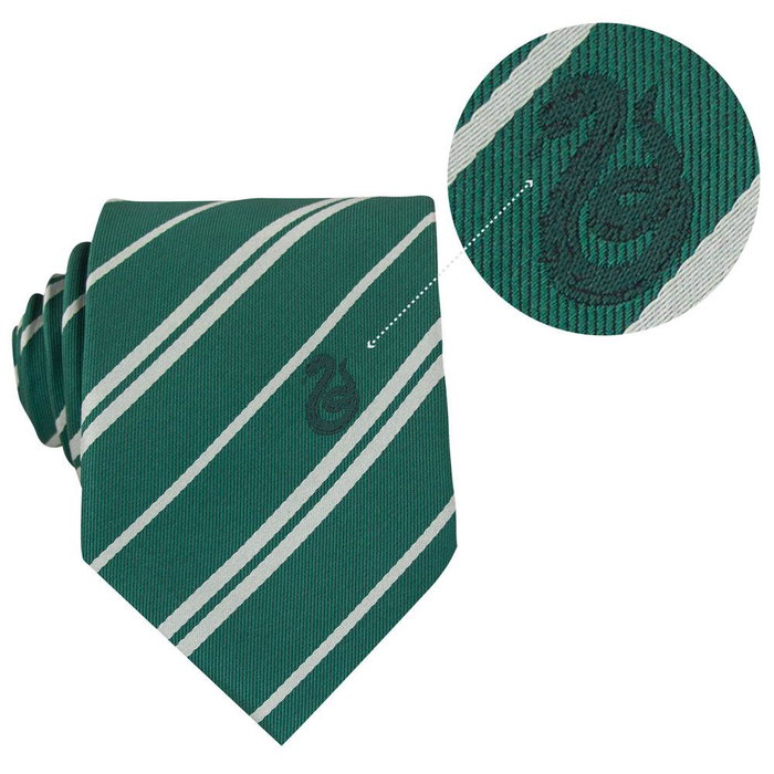 Harry Potter Set Deluxe de Corbata & Pin Slytherin Harry Potter Set Deluxe de Corbata & Pin Slytherin