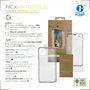 Muvit PACK funda recycletek + protector eco responsable para Samsung Galaxy A14 fabricado con materiales reciclados y 100% reciclable