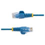 StarTech.com Paquete de 10 Cables de Red Cat6 Slim 1m Azul