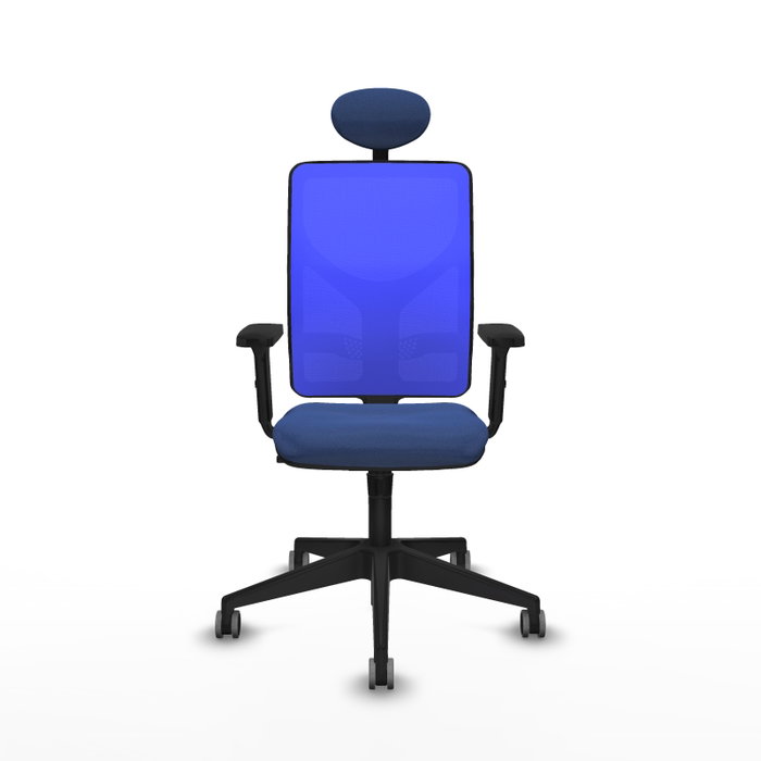 PIQUERAS Y CRESPO Silla de oficina Motilla Azul con Mecanismo Sincro PIQUERAS Y CRESPO Silla de oficina Motilla Azul con Mecanismo Sincro