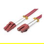 ROLINE Cable de Fibra Óptica LWL OM4 LC/LC, 1 m, 50/125 µm, Blindado, LSOH, Violeta, Ref: 21158610