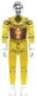 Super7 Micronauts Figura ReAction+ Wave 03 Time Traveler (Amarillo Translúcido)