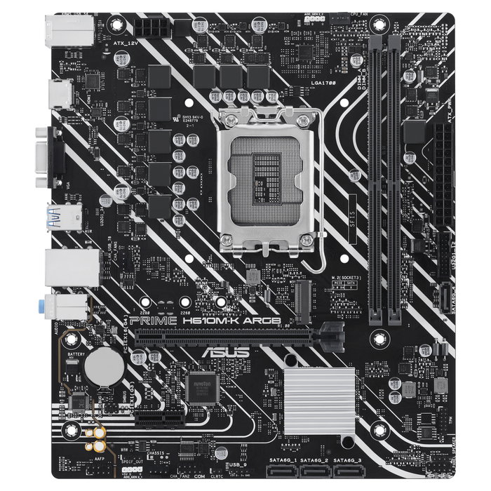 Asus Prime H610M-K ARGB DDR5 micro ATX Asus Prime H610M-K ARGB DDR5 micro ATX