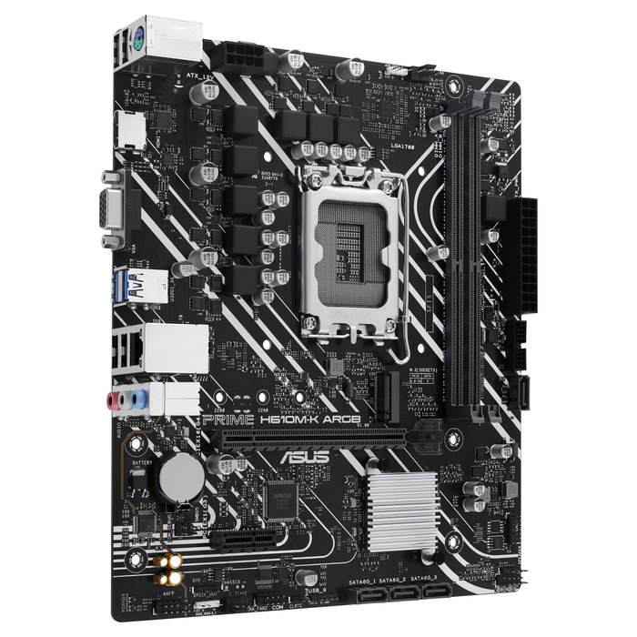 Asus Prime H610M-K ARGB DDR5 micro ATX Asus Prime H610M-K ARGB DDR5 micro ATX