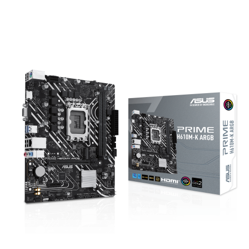 Asus Prime H610M-K DDR5 ARGB Placa Base Micro ATX Socket LGA 1700