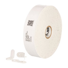 Zebra Z-Band Quickclip Wristband Blanco