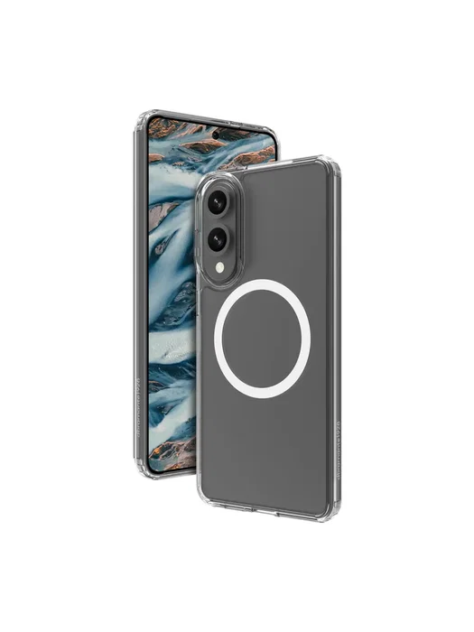 Funda para Samsung Galaxy S25 Edge - 17 cm (6.7") - Transparente - Carga inalámbrica - Protección contra caídas