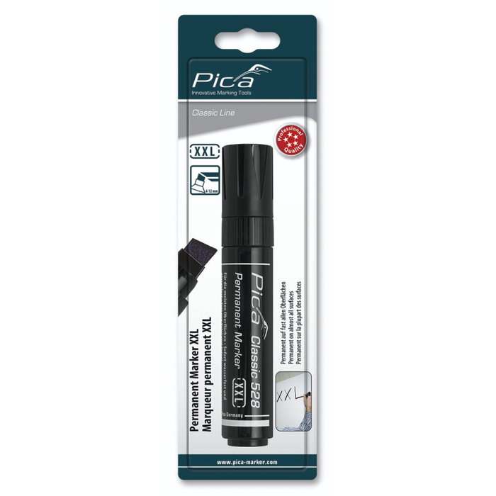 Pica Pica Classic 528 Permanentmarker 4-12mm Negro