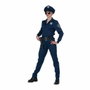 My Other Me Disfraz de Policía con Gorra, Camisa, Pantalón y Cinturón con Pistolera - Azul XXXL