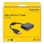 DeLOCK 63000 Adaptador USB Tipo C a HDMI + USB Tipo C 4K 60 Hz