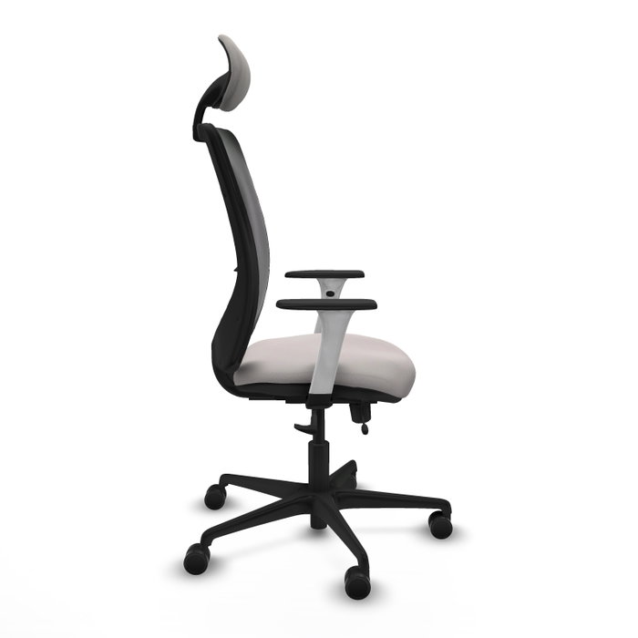 PIQUERAS Y CRESPO Silla de oficina Zulema Blanco/Negro con Mecanismo Sincro/Traslack PIQUERAS Y CRESPO Silla de oficina Zulema Blanco/Negro con Mecanismo Sincro/Traslack