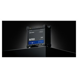 Teltonika RUT951 PoE+ Router Industrial LTE con WLAN y 4 Puertos LAN, Modem 4G/3G/2G, Dual SIM, para Montaje en Carril DIN