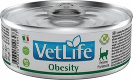 Farmina Vet Life Natural Diet Obesity Gato Comida Húmeda Pienso 12x85 gr