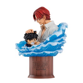 BANPRESTO Figura Ichibansho Shanks & Luffy Red Hair Pirates One Piece 15cm