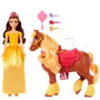 MATTEL Muñeca Princesa Bella y su caballo Felipe Disney Princess