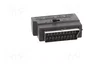 GEMBIRD Adaptador de SCART a RCA x3 bidireccional, negro