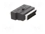 GEMBIRD Adaptador de SCART a RCA x3 bidireccional, negro