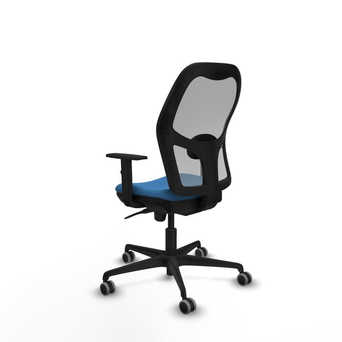 PIQUERAS Y CRESPO Silla de oficina Jorquera con mecanismo Sincro, Azul claro y Gris PIQUERAS Y CRESPO Silla de oficina Jorquera con mecanismo Sincro, Azul claro y Gris