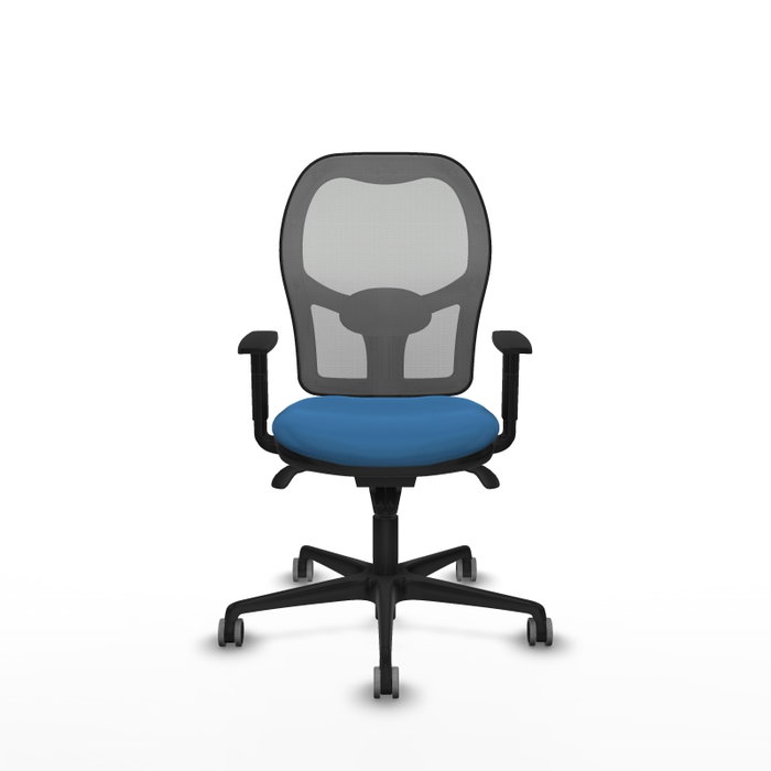 PIQUERAS Y CRESPO Silla de oficina Jorquera con mecanismo Sincro, Azul claro y Gris PIQUERAS Y CRESPO Silla de oficina Jorquera con mecanismo Sincro, Azul claro y Gris