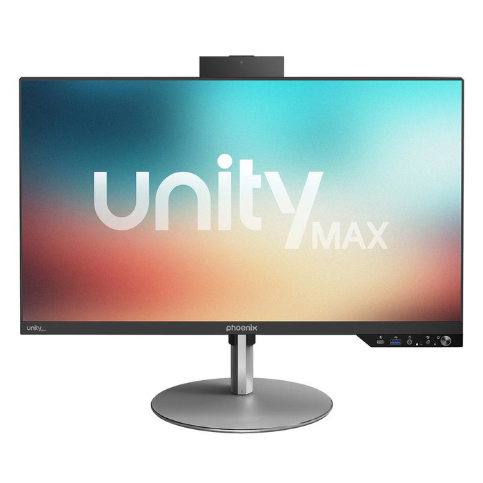 Phoenix AIO Unity Max 24" Ordenador All-in-One Intel Core i3-14100, 16GB DDR5, 1TB SSD NVMe, Pantalla FHD IPS 23.8", Webcam 5MP, WiFi 5, Windows 11 Pro Phoenix AIO Unity Max 24" Ordenador All-in-One Intel Core i3-14100, 16GB DDR5, 1TB SSD NVMe, Pantalla FHD IPS 23.8", Webcam 5MP, WiFi 5, Windows 11 Pro