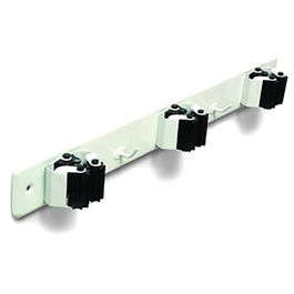 Brinox Sujetaescobas Triple C/Rodillo Blanco 70660D 420 X 50 Mm