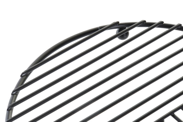 DKD Home Decor Salvamantel Metal Negro 20x20x1,5 cm