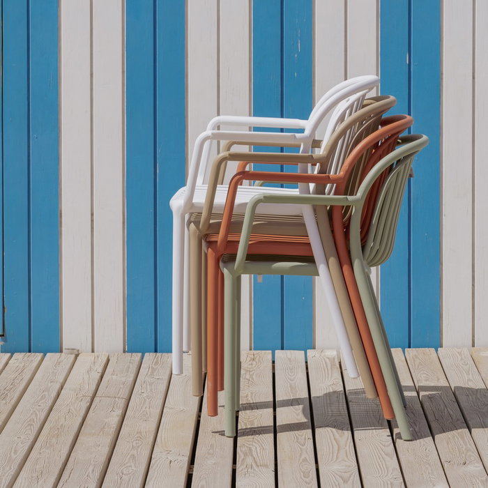 Silla Apilable Polipropileno Contract 57 X 57 X 78 cm (Set de 2)