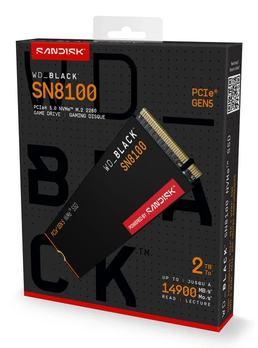 Western Digital WD_BLACK SN8100 NVMe SSD 2 TB M.2 2280