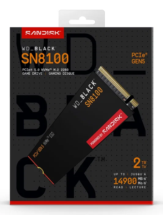 Western Digital WD_BLACK SN8100 NVMe SSD 2 TB M.2 2280