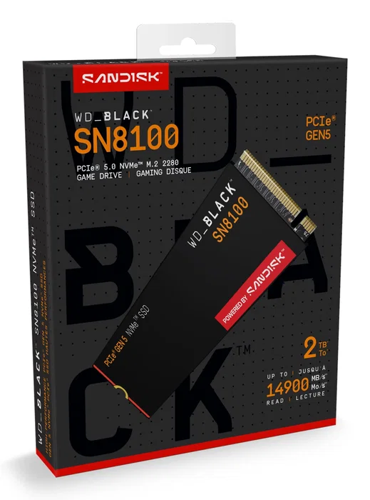 Western Digital WD_BLACK SN8100 NVMe SSD 2 TB M.2 2280