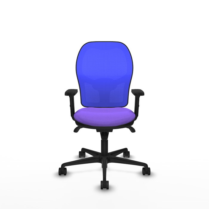 PIQUERAS Y CRESPO Silla de oficina Jorquera Lila y Azul
