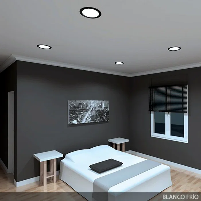 BX3 LIGHT Placa LED Circular 18W 1380Lm 3000K Empotrable o Superficie, 40.000H Vida Útil, Alta Eficiencia