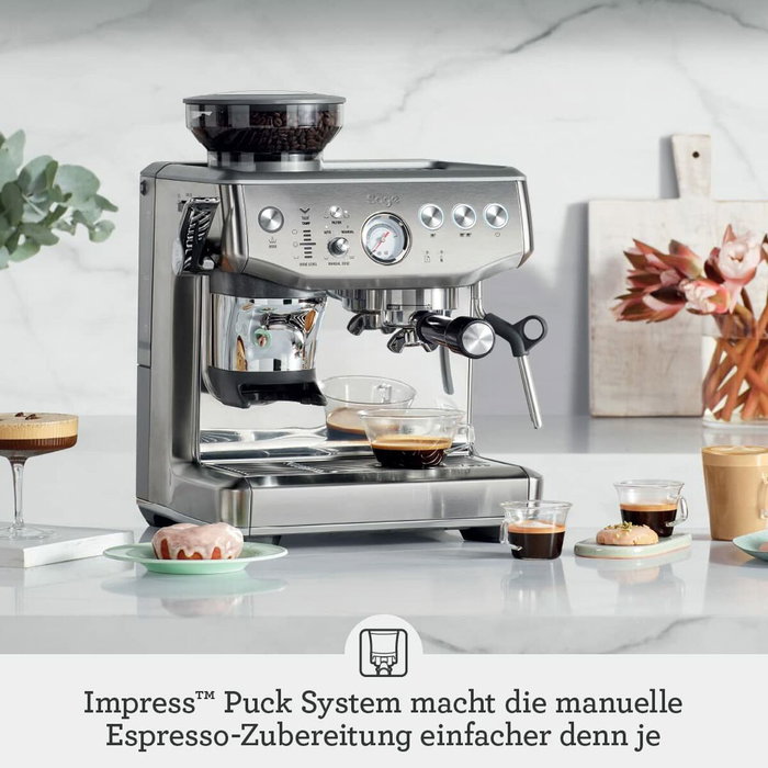 Sage Barista Express Impress™ Acero Inoxidable Cepillado