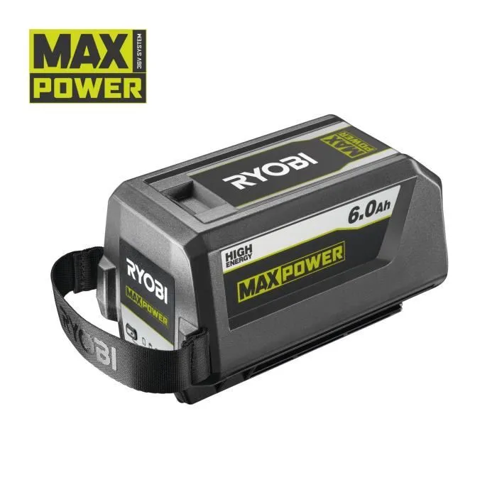 Ryobi RY36B60A Batería de Litio+ 36V - 6,0 Ah Alta Energía MAXPOWER Ryobi RY36B60A Batería de Litio+ 36V - 6,0 Ah Alta Energía MAXPOWER