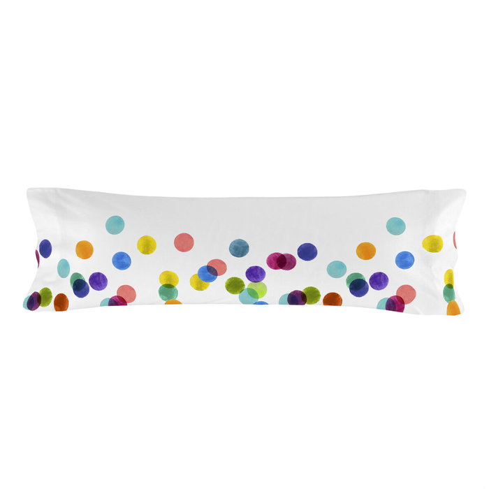 Funda de almohada HappyFriday Confetti Multicolor 45 x 125 cm Funda de almohada HappyFriday Confetti Multicolor 45 x 125 cm